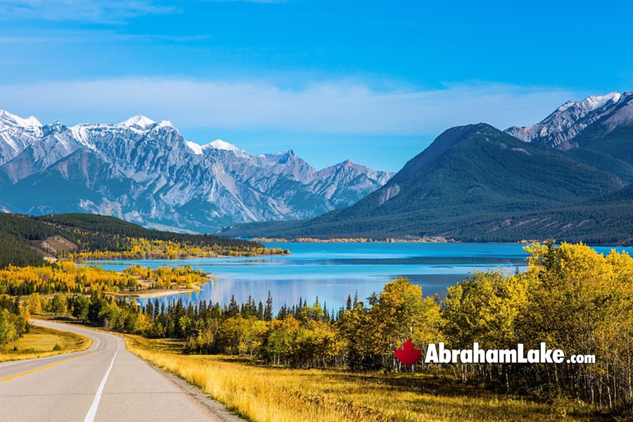 December at Abraham Lake